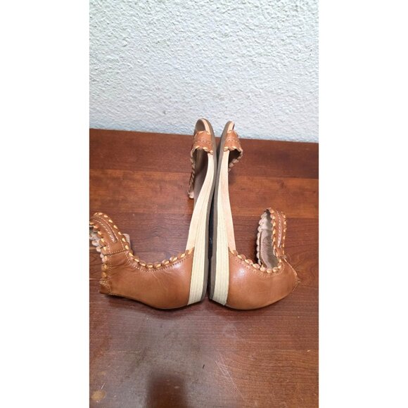 Pikolinos Women's Brown Leather Ankle Strap Open-Toe Sandals Embellished Buckle - Picture 5 of 8